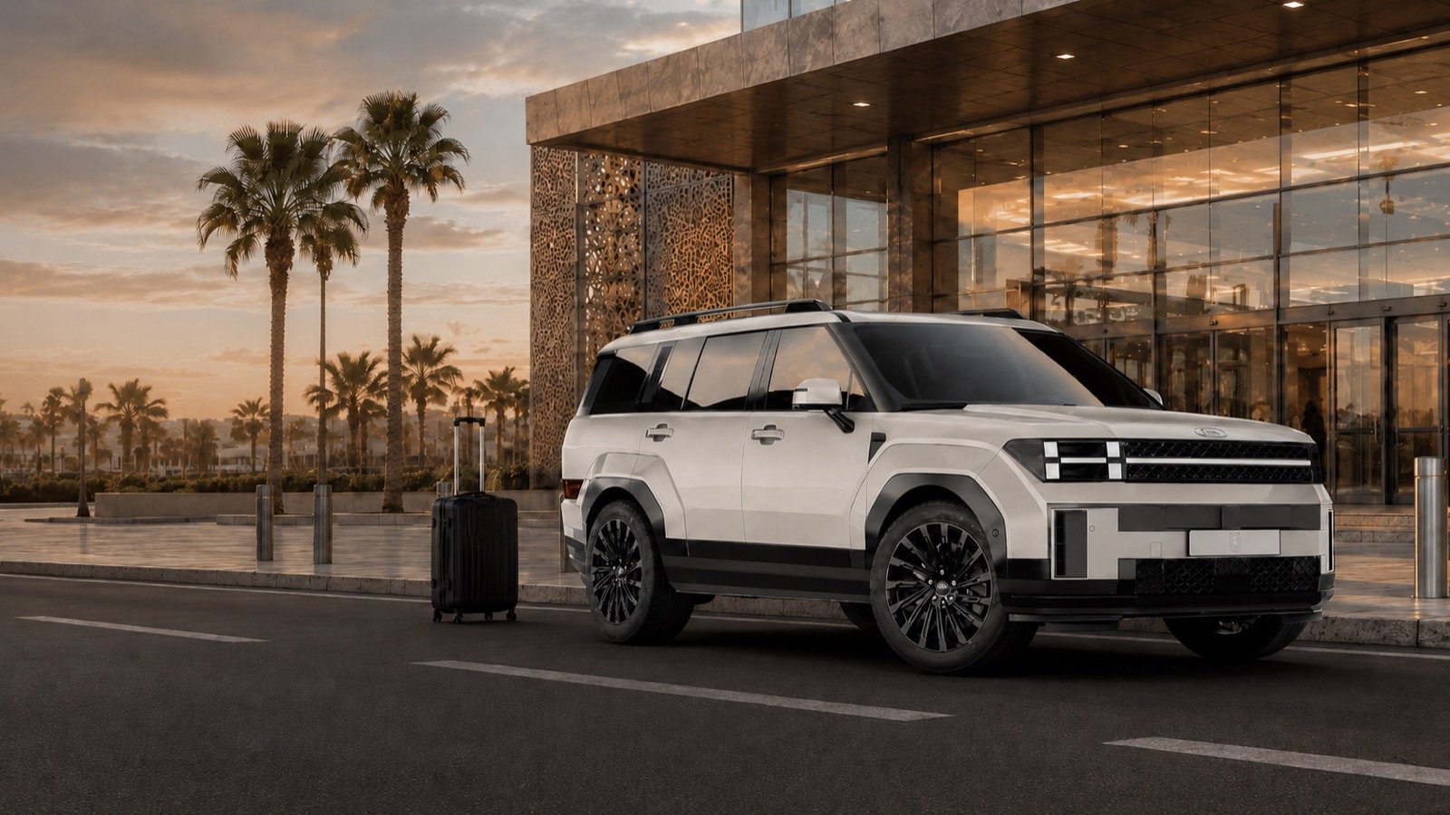 Hyundai Santa Fe de location — EVIS Prestiges Marrakech